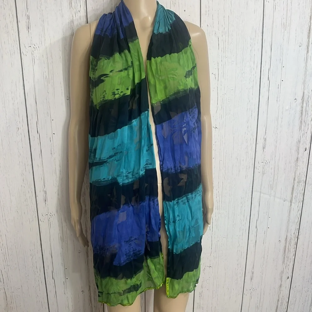 Chico’s Silk Blend Scarf Hijab Headwrap